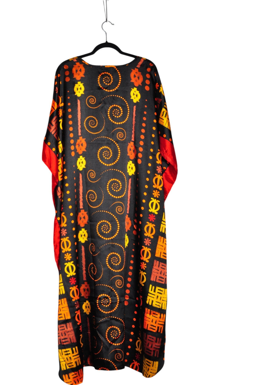 WINLAR Women Drop Waist Dresses Regular fit in Orange - M