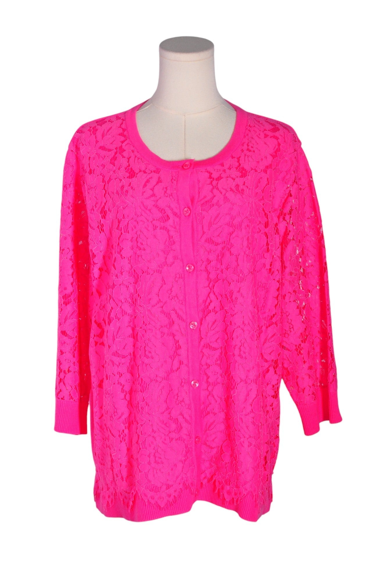 ISAAC MIZRAHI Women Cardigans Regular fit in Pink - XL