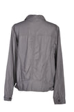 TAHARI Women Denim Jackets Regular fit in Gray - XL