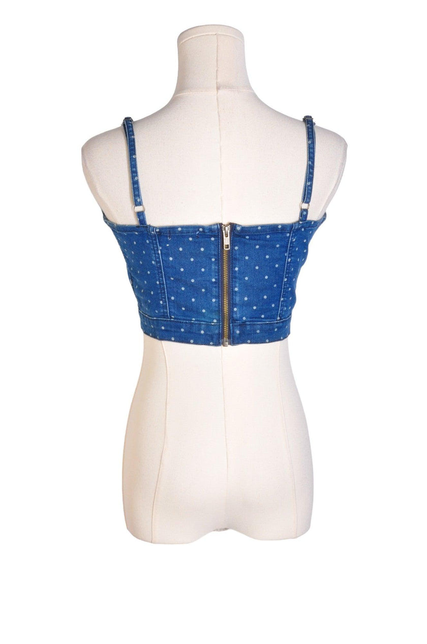 GARAGE Women Crop Tops Regular fit in Blue - S