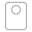 Languettes de suspension mica adhésives, transparent, 1'' x 1 5/16'' (100)