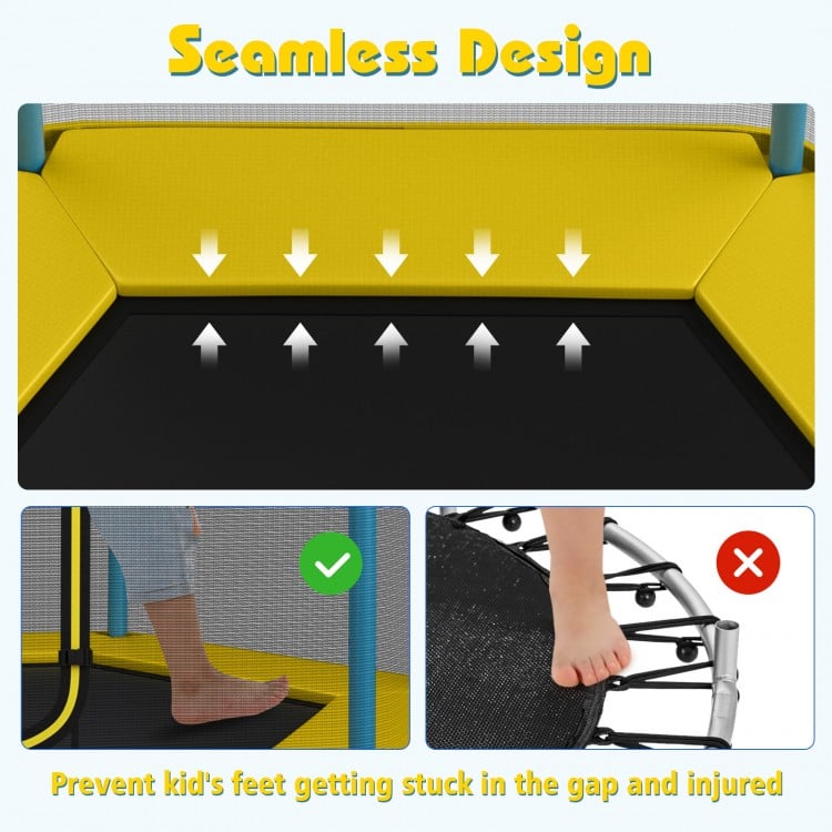 7 Feet Kids Recreational Bounce Jumper Trampoline