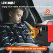 VEVOR Diesel Air Heater 8KW Parking Heater 12V Truck Heater, One Air Outlet, with Black LCD Switch, Remote Control, Fast Heating Compact Diesel Heater, For Car, RV Truck, Boat, Campervans, Caravans