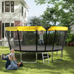 16 FT Outdoor Trampoline ASTM Compliant Recreational Trampoline with Non-Slip Ladder