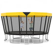 16 FT Outdoor Trampoline ASTM Compliant Recreational Trampoline with Non-Slip Ladder