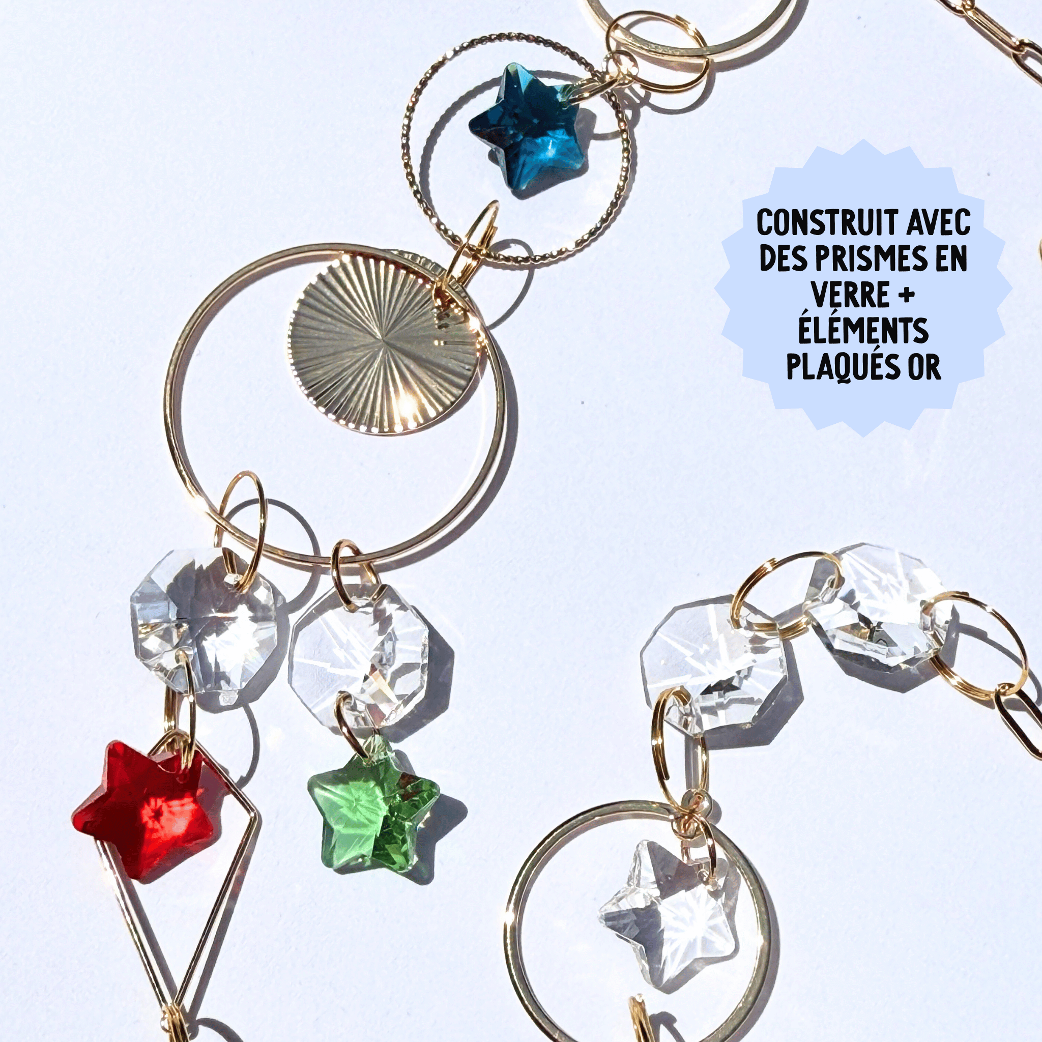 Falling Star Prism Suncatcher