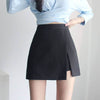 Elegant Hip Side Slit Mini Skirt for women
