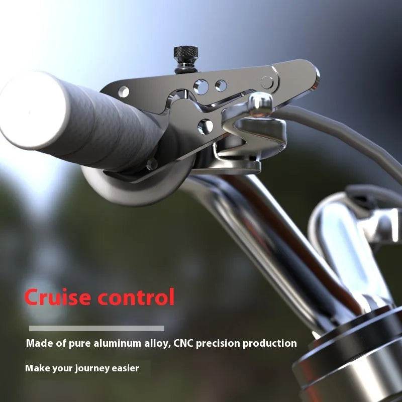 Motorcycle Throttle Grip CNC Aluminum Lock Assist Retainer Universal Cruise Control Bike Throttle Wrist Grip Handle Bar