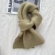 Women's Sweet Version Fleece Solid Scarf Autumn And Winter