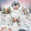 Watercolour Christmas Animals, Die-Cut Pop Up Cards