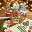 Christmas Flower Pots Card Making Kit