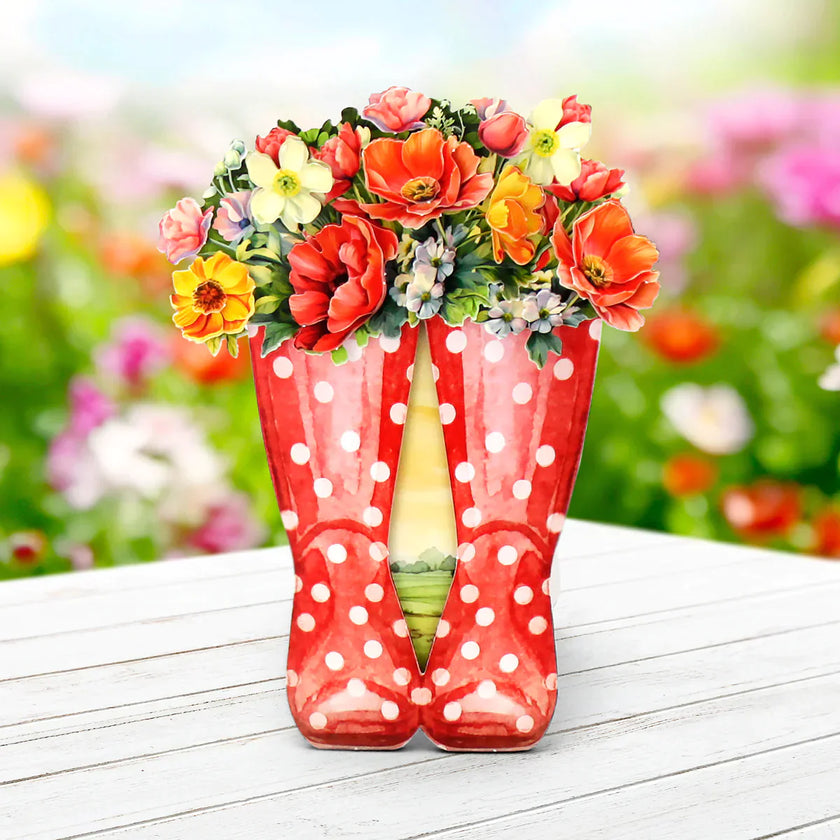 Wonderful Wellington Boots, Card Making Kit