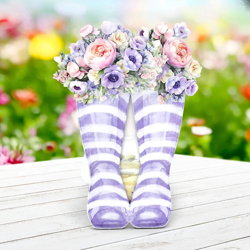 Wonderful Wellington Boots, Card Making Kit