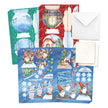 Christmas Garden Gnomes, Pop Up Card Making Kit