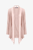 Women's Knit/Woven Combo Cardigan