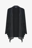 Women's Knit/Woven Combo Cardigan