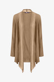 Women's Knit/Woven Combo Cardigan