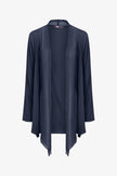Women's Knit/Woven Combo Cardigan