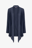 Women's Knit/Woven Combo Cardigan