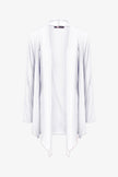 Women's Knit/Woven Combo Cardigan