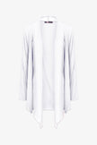 Women's Knit/Woven Combo Cardigan