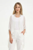 Women's Woven Cardigan