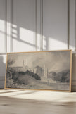 VESTIGES VOILÉS, Oeuvre sur toile étirée