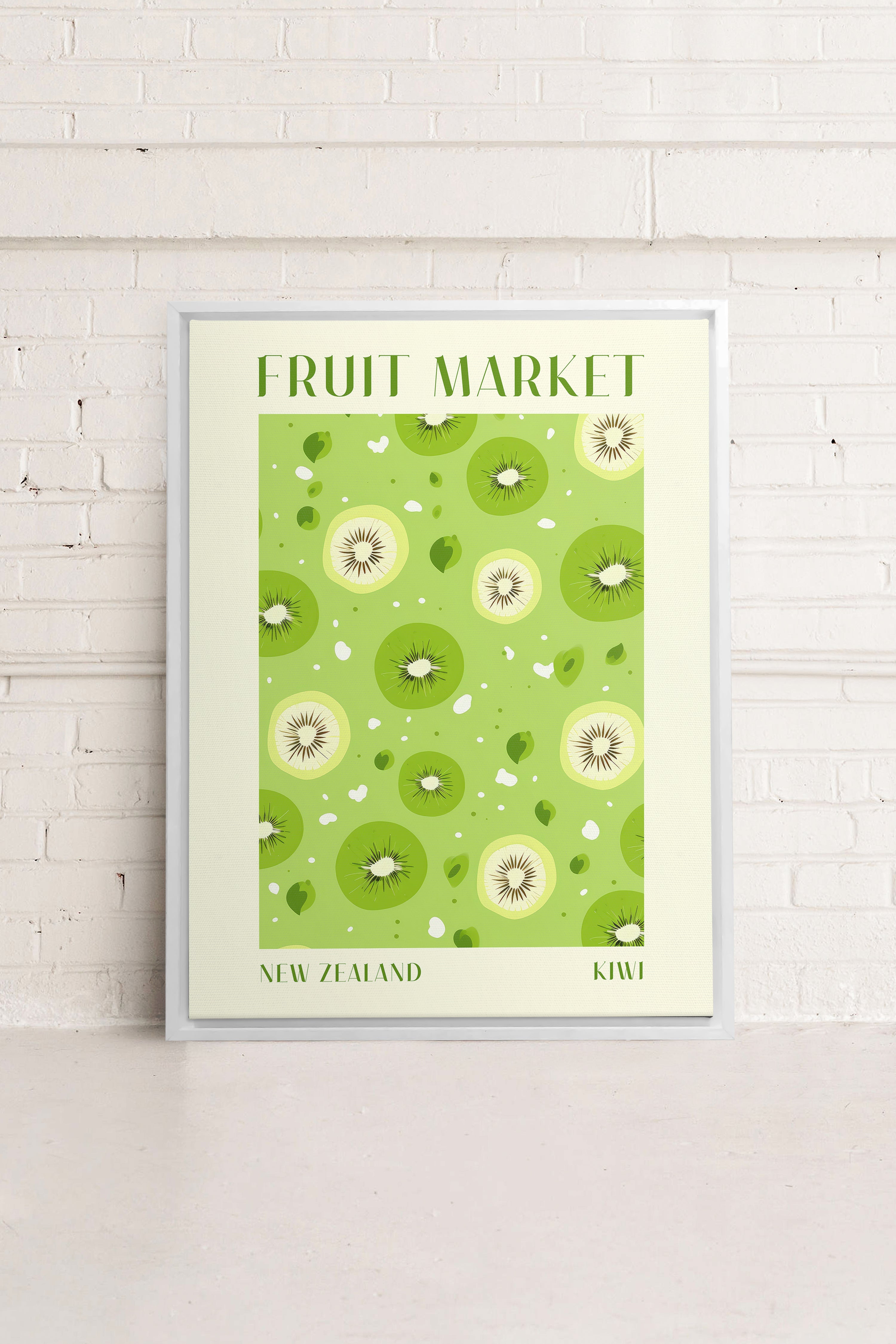KIWI, Oeuvre sur toile étirée