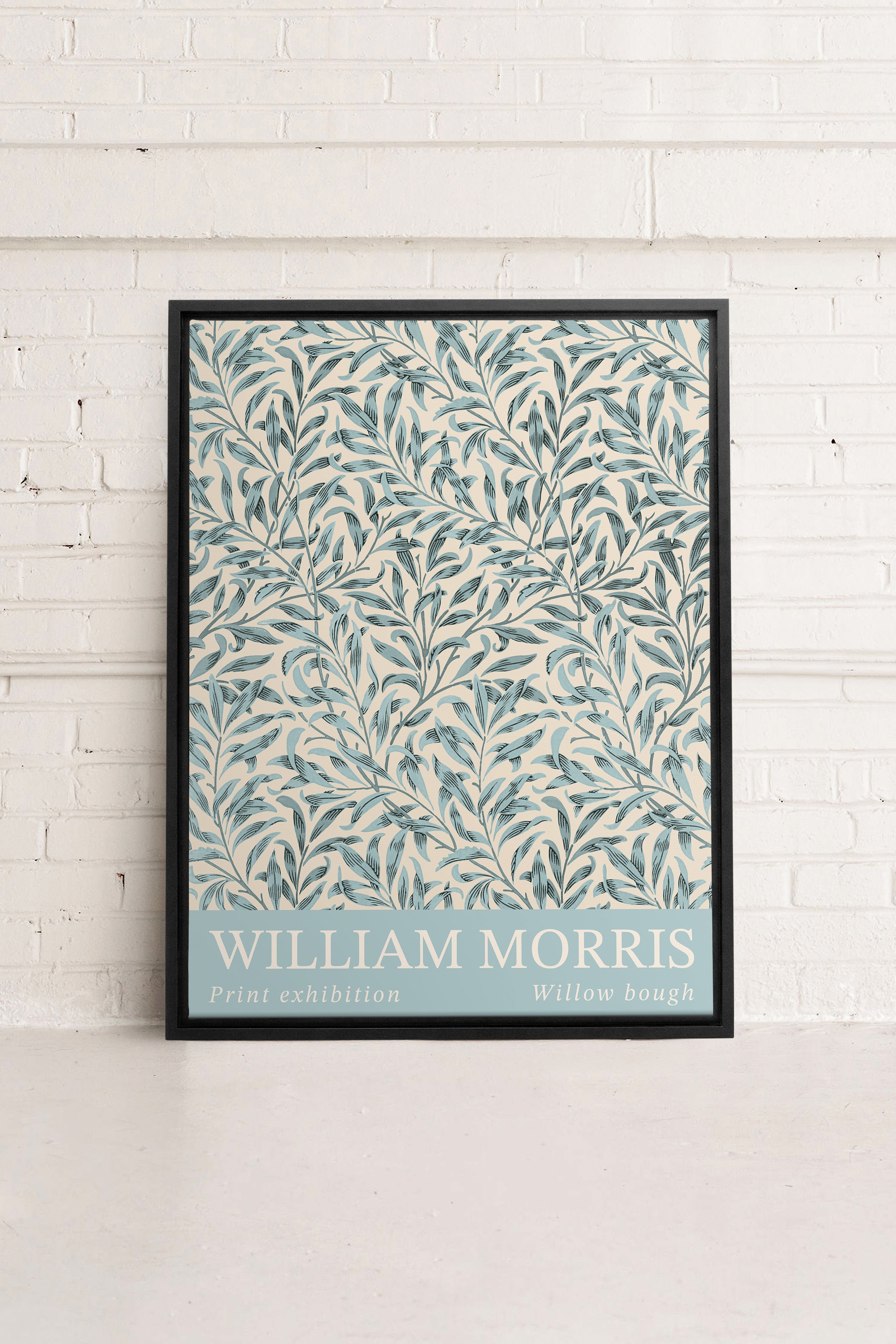 BLEU MORRIS, Oeuvre sur toile étirée
