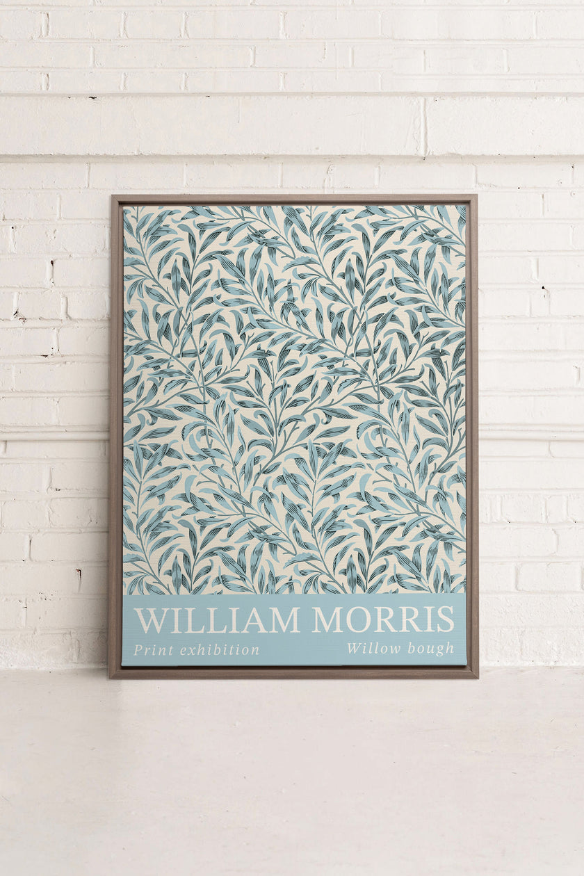 BLEU MORRIS, Oeuvre sur toile étirée
