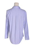H&M Women Button Down Tops Regular fit in Blue - 6