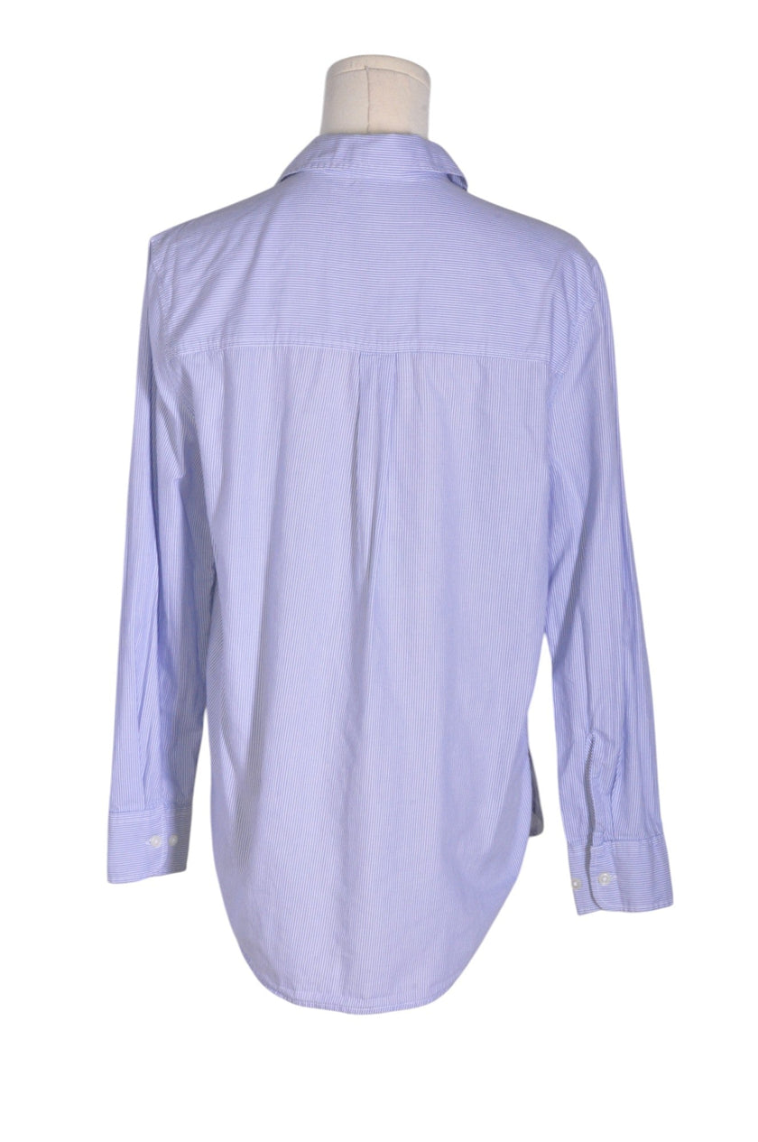 H&M Women Button Down Tops Regular fit in Blue - 6