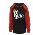 Women KING QUEEN King and Queen Crown Couple Color Block Sweatshirt