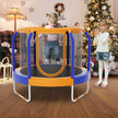 Mini Trampoline with Enclosure and Heavy-duty Metal Frame