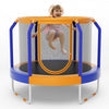 Mini Trampoline with Enclosure and Heavy-duty Metal Frame