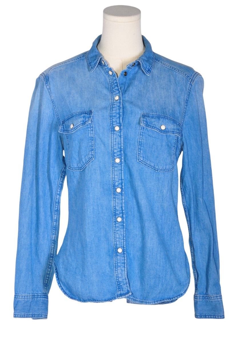 H&M Women Denim Tops Regular fit in Blue - 6