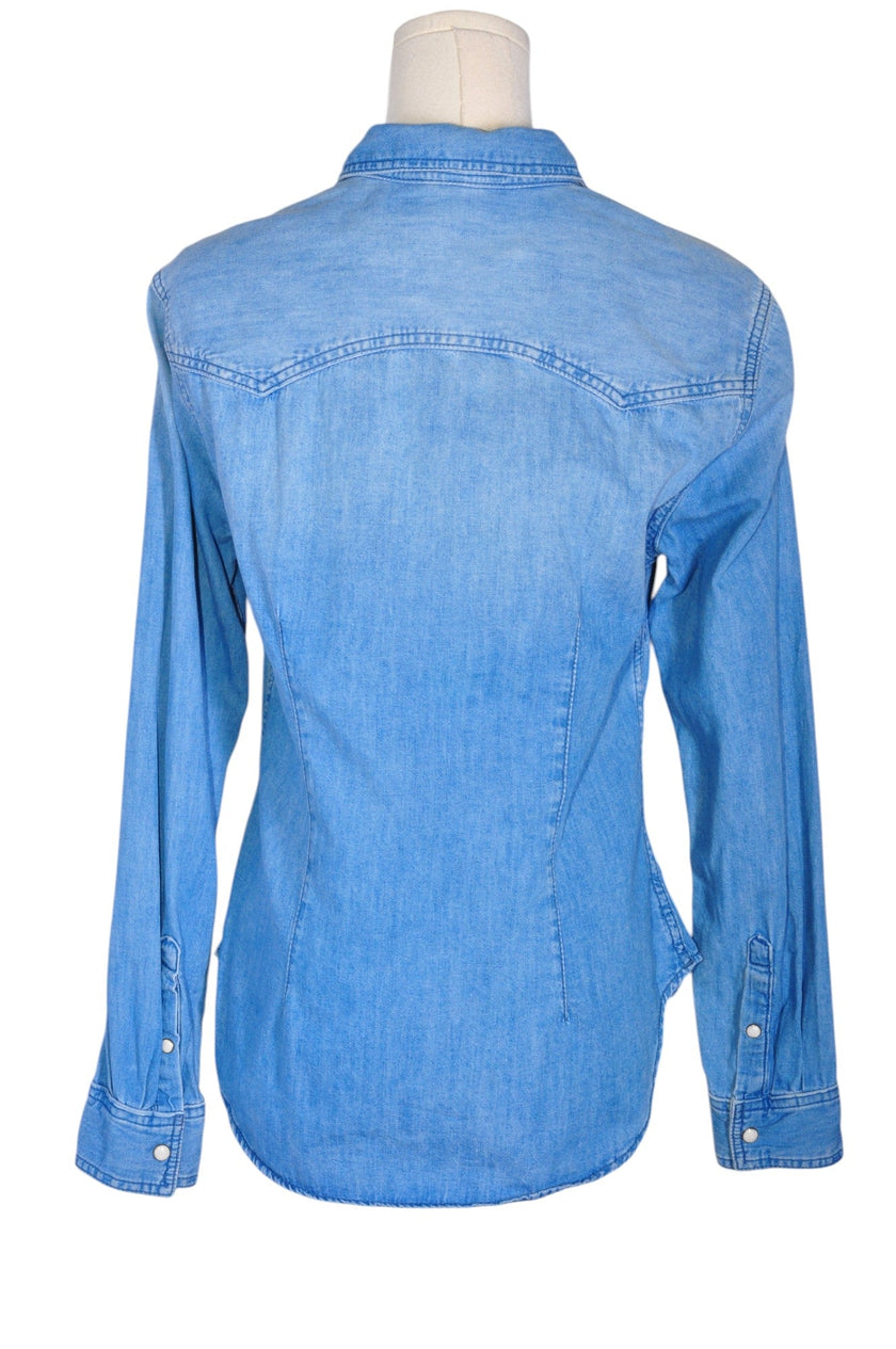 H&M Women Denim Tops Regular fit in Blue - 6