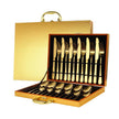 High-end tableware 24 piece set Cool Matching flatware