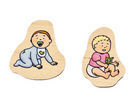 Beleduc - Layer Puzzle - Grandma & Grandpa