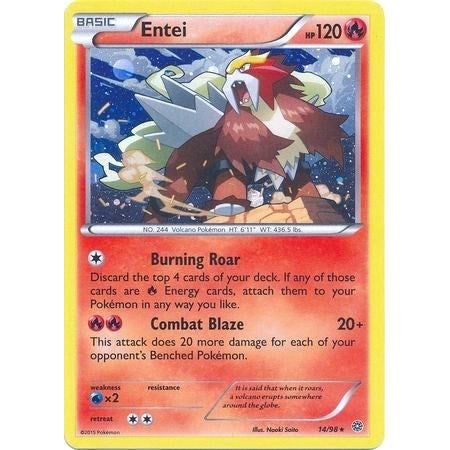 Entei - 14/98 (Cosmos Holo) (014/098) (BLE)