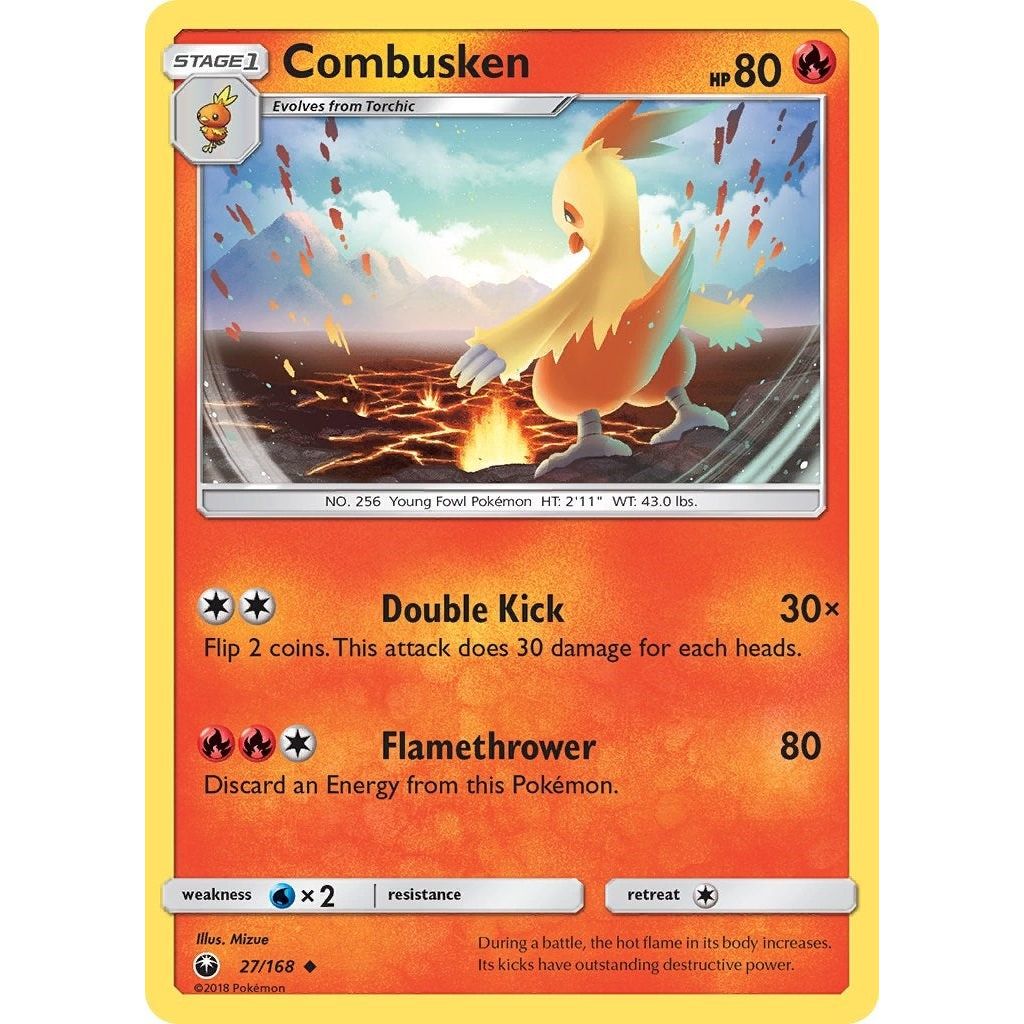 Combusken (27/168) (CES)