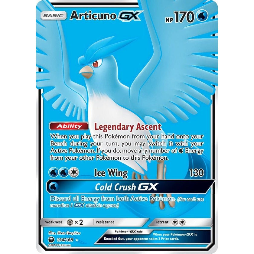 Articuno GX (Full Art) (154/168) (CES)