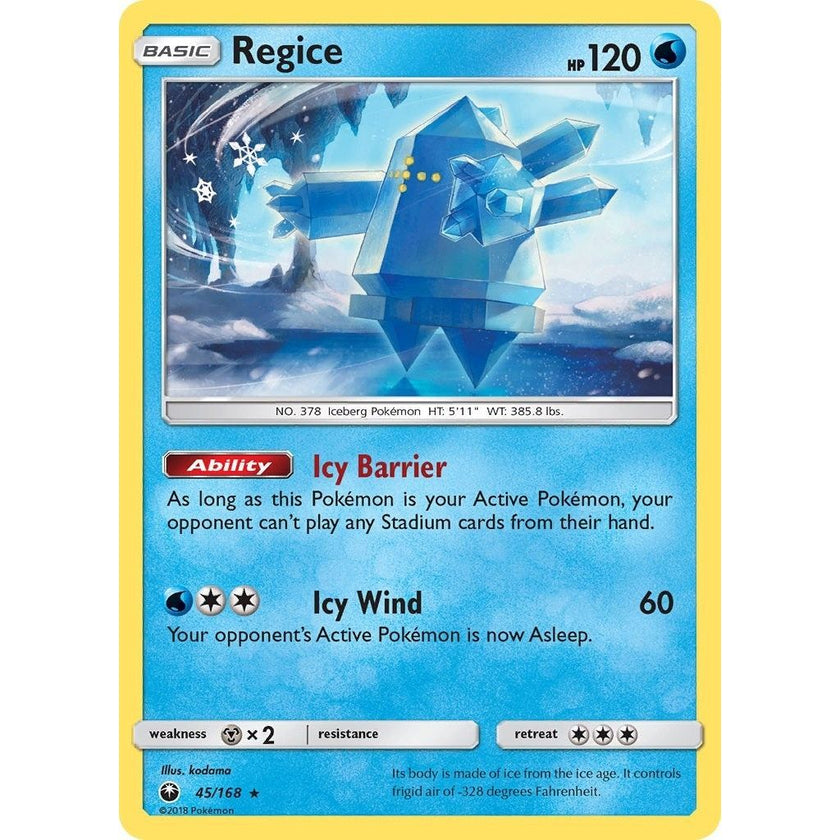 Regice (45/168) (CES)