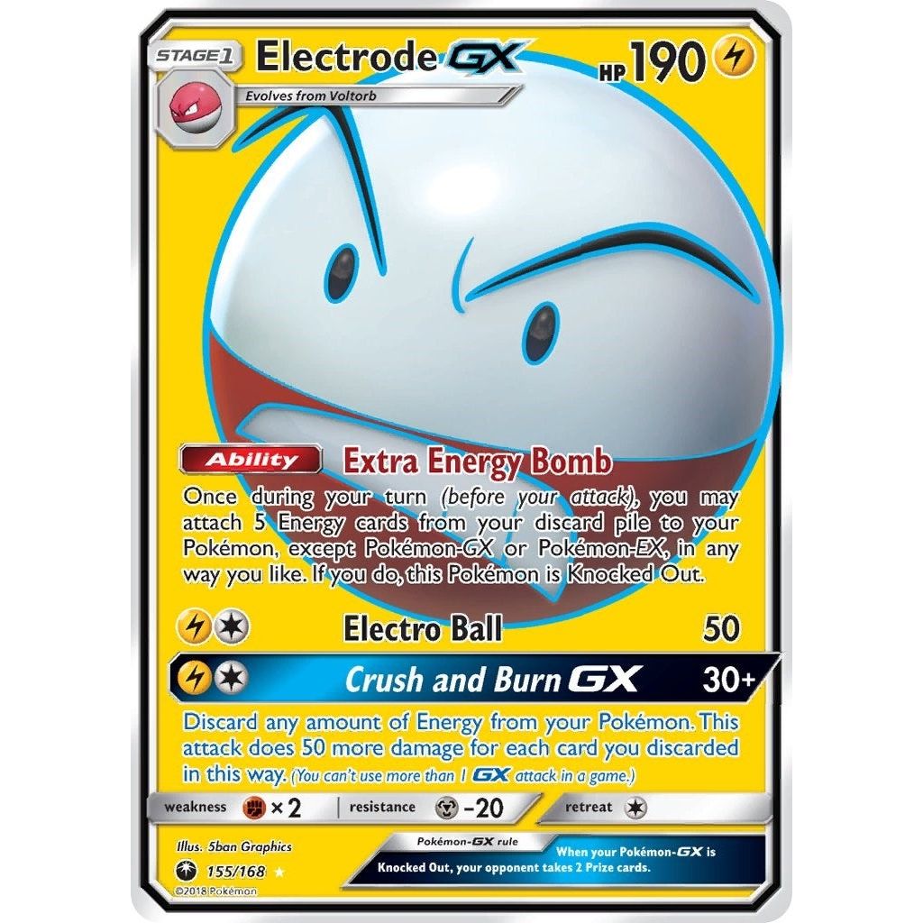 Electrode GX (Full Art) (155/168) (CES)