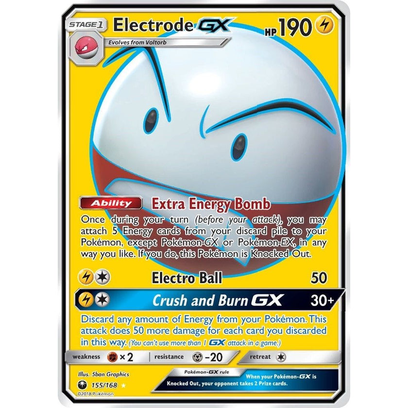 Electrode GX (Full Art) (155/168) (CES)