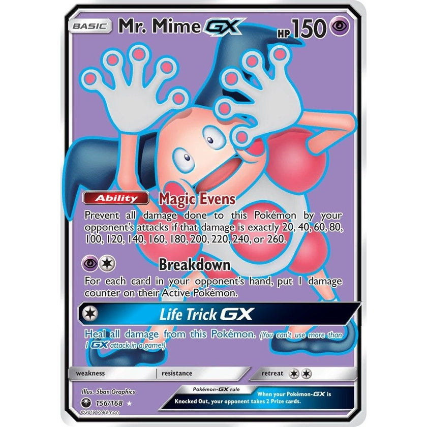 Mr. Mime GX (Full Art) (156/168) (CES)