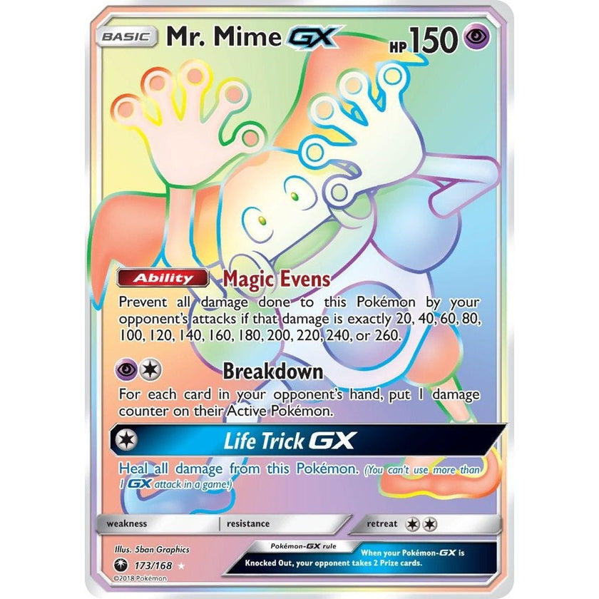 Mr. Mime GX (Secret) (173/168) (CES)