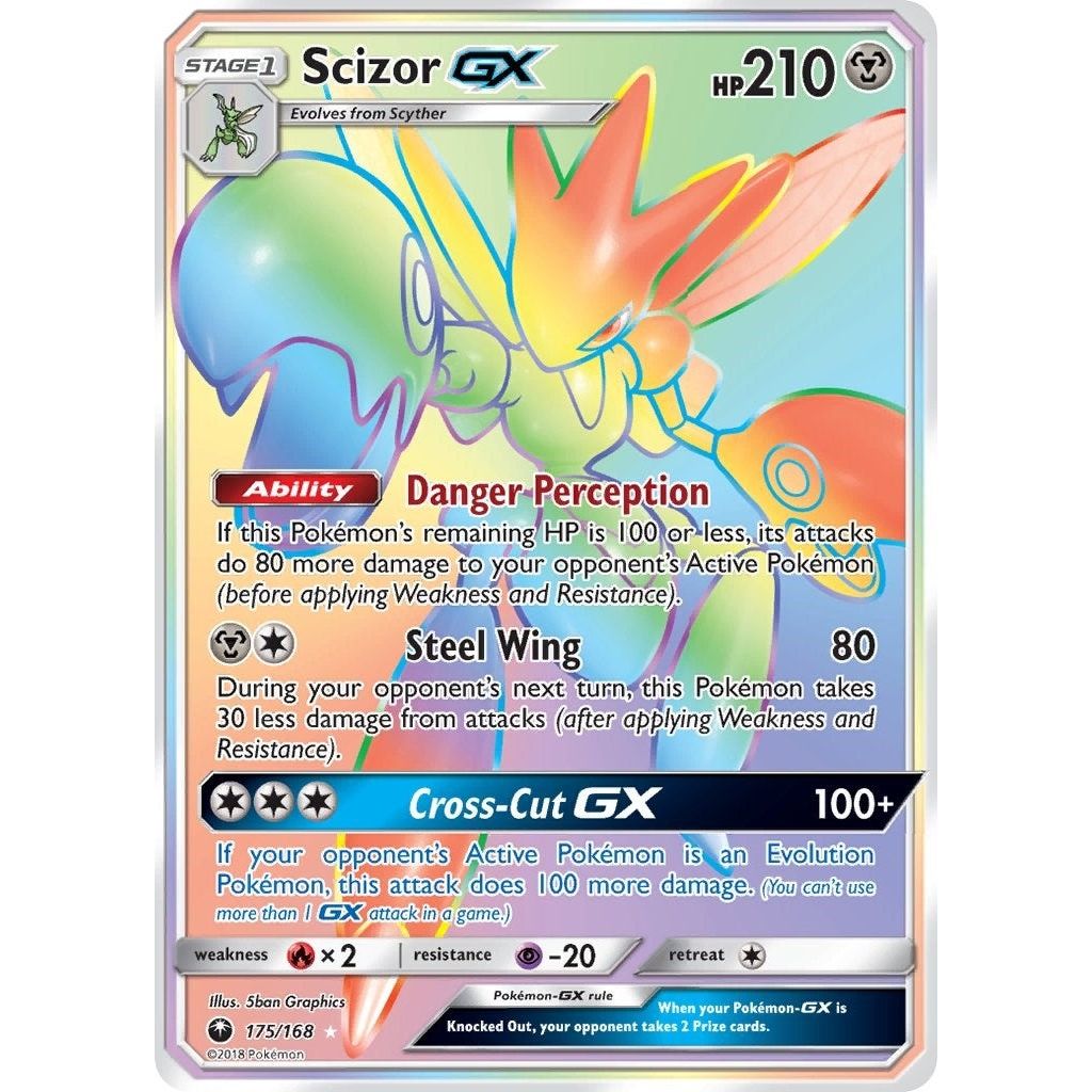 Scizor GX (Secret) (175/168) (CES)