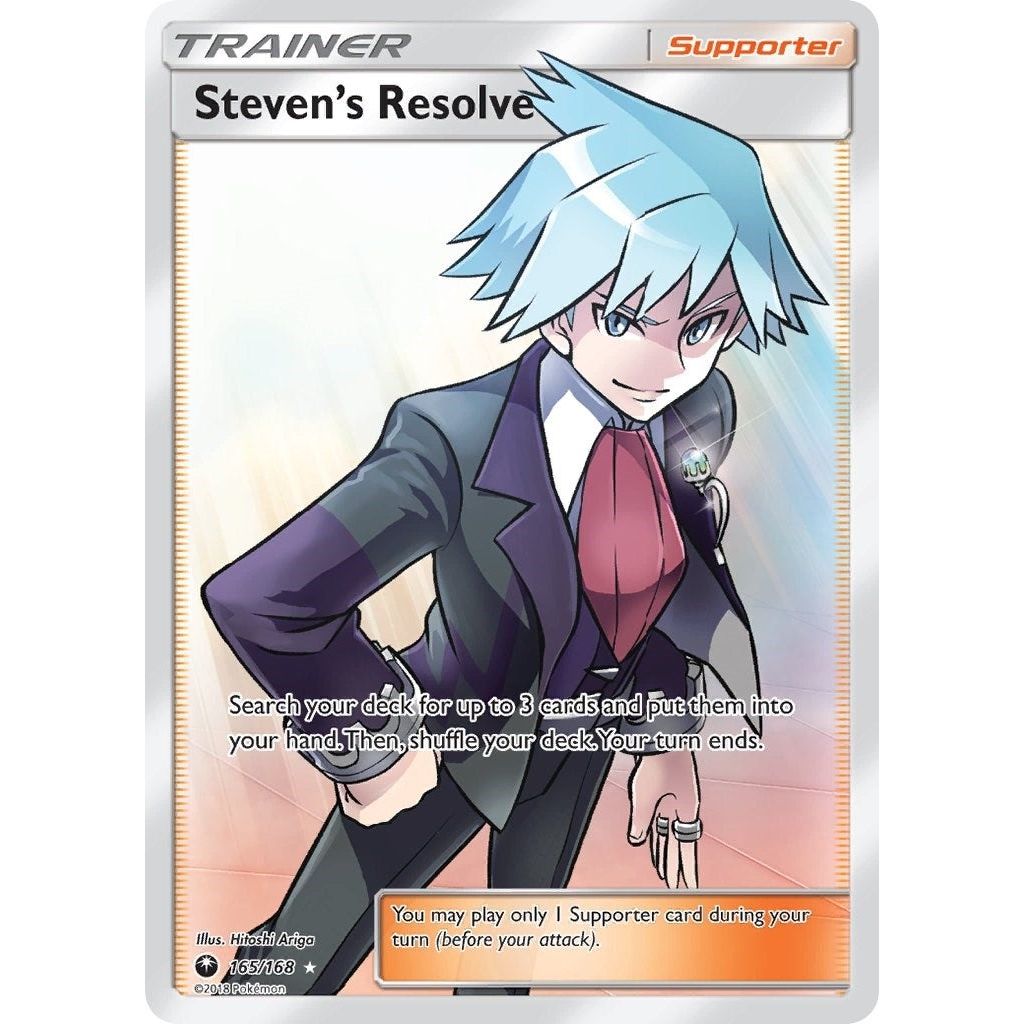 Steven's Resolve (Full Art) (165/168) (CES)