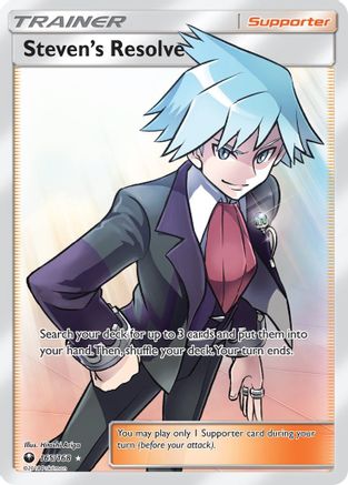 Steven's Resolve (Full Art)/168 - SM  Celestial Storm Holofoil